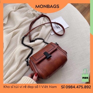 Túi xách nữ đeo chéo da mềm monbags phong cách hàn quốc