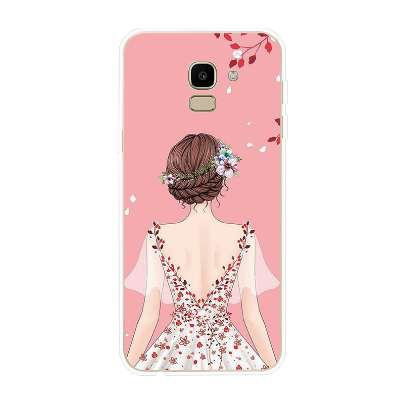 Ốp điện thoại TPU silicon dẻo họa tiết bóng lưng cô gái cho SAMSUNG GALAXY J2 PRO J4 J4+ J6 J6+ PLUS J8 2018