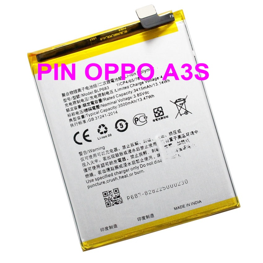 PIN OPPO A3S