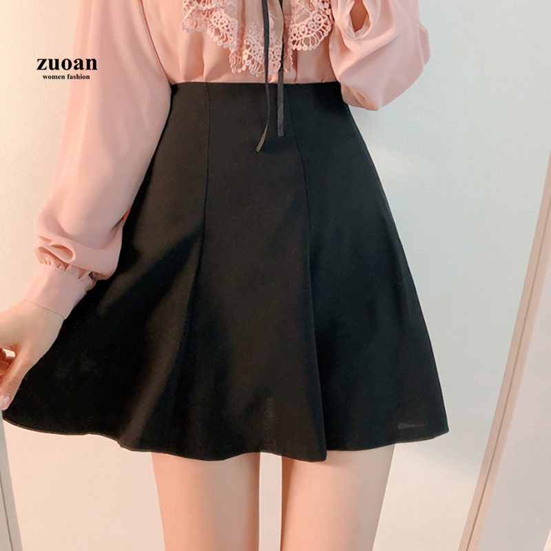 Chân Váy Chữ A Màu Trơn Phong Cách Hàn Quốc Nữ Tính | BigBuy360 - bigbuy360.vn