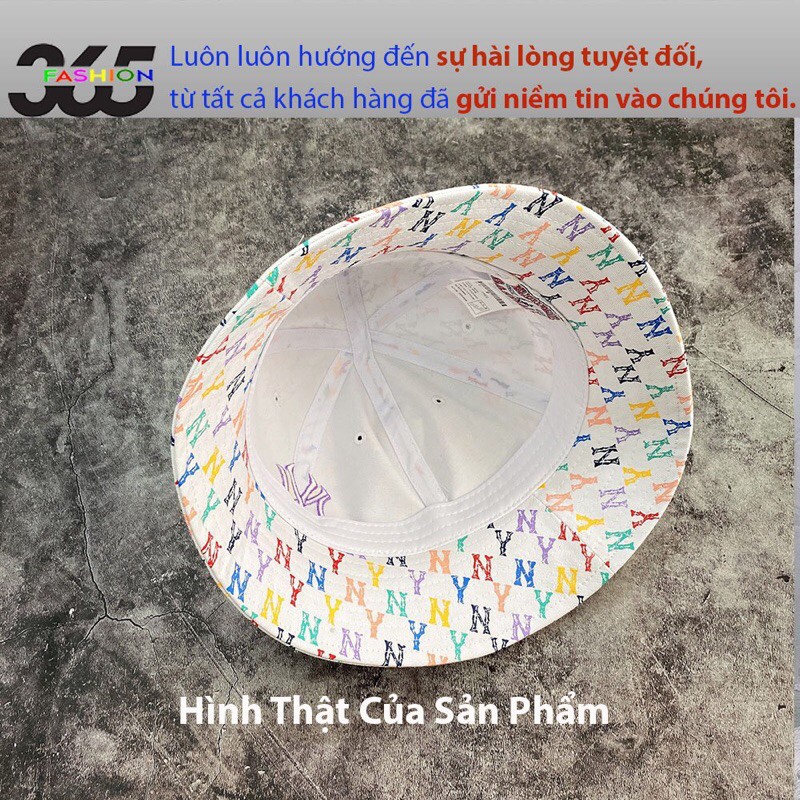 ⭐️Hàng Xịn⭐️ Nón Bucket Màu Trắng Logo Thiêu Nổi 3D Màu Tím- Giá Rẻ - Chất Lượng Chính Hãng