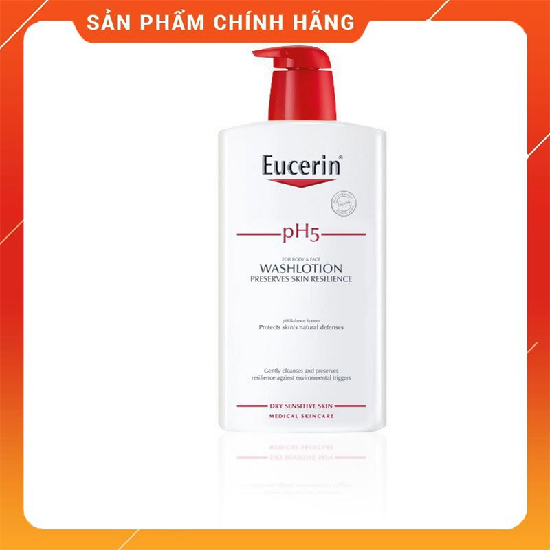 Sữa tắm Eucerin pH5 Washlotion 1000ml dành cho mọi làn da và da nhạy cảm