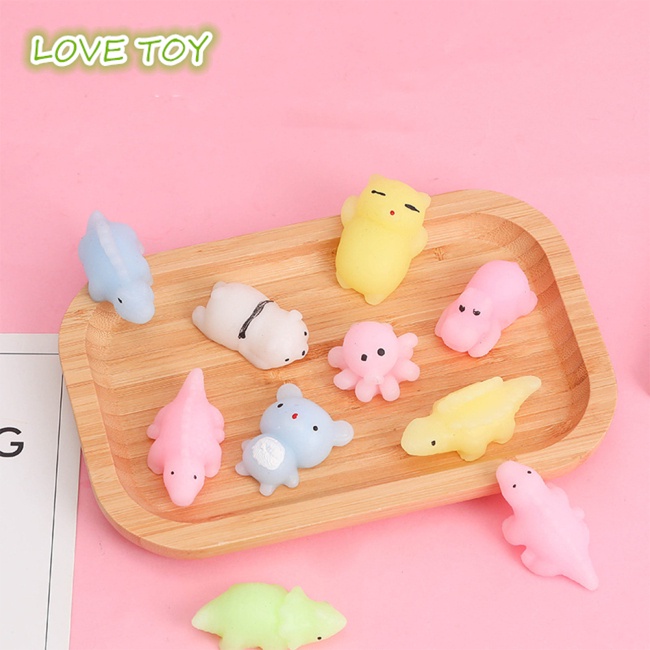 Nkodok Đầy Màu Sắc Đồ Chơi Giảm Căng Thẳng Hình Con Vật Dễ Thương Bóp Bóp Bánh Bao Đồ Chơi Thông Hơi Sáng Tạo