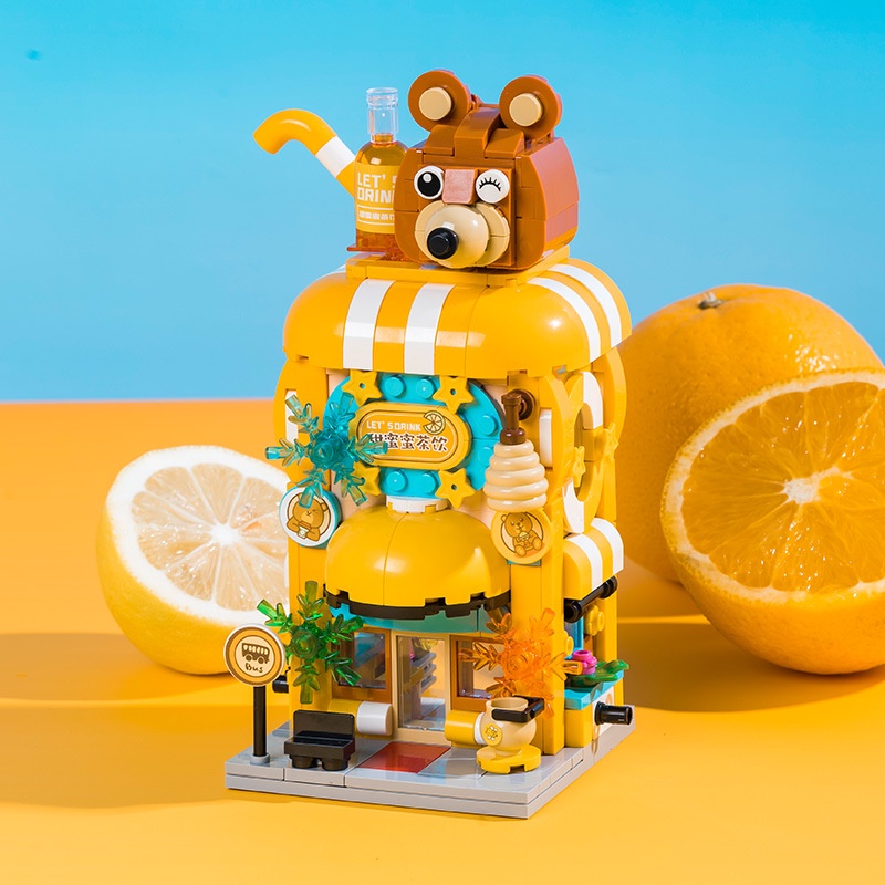 Bộ Đồ Chơi Lắp Ráp Đường Phố Pinqi 56001-04 Cho Bé