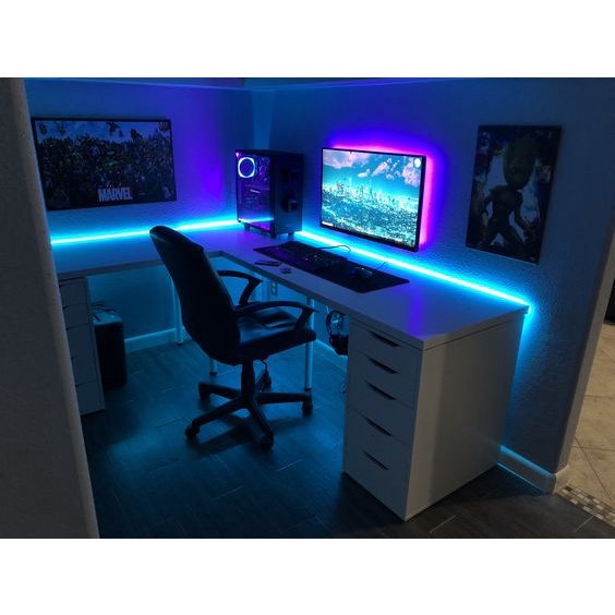Cuộn dây led 5m RGB 16 triệu màu điều khiển bằng remote, nháy theo nhạc, đèn led tiktok đổi màu