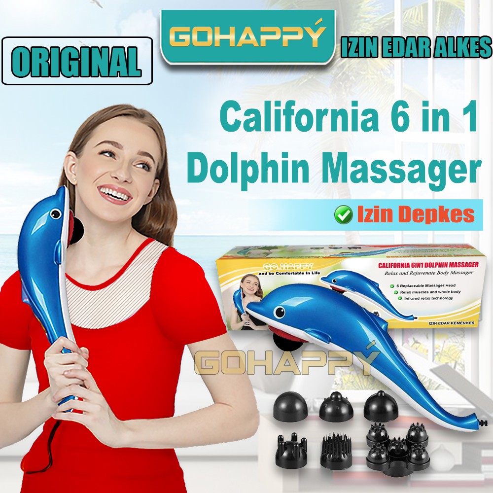 Sobesobe Hồng Ngoại Massage Cơ Thể Hình Cá Heo Dễ Thương