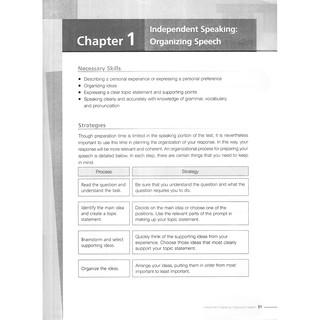 Building Skills For The TOEFL IBT Beginning - Speaking