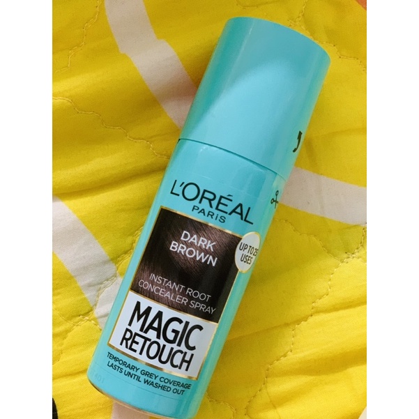 Xịt Nhuộm Tóc Phủ Bạc Tạm Thời LOreal Paris 75ml Magic Retouch Thái Lan