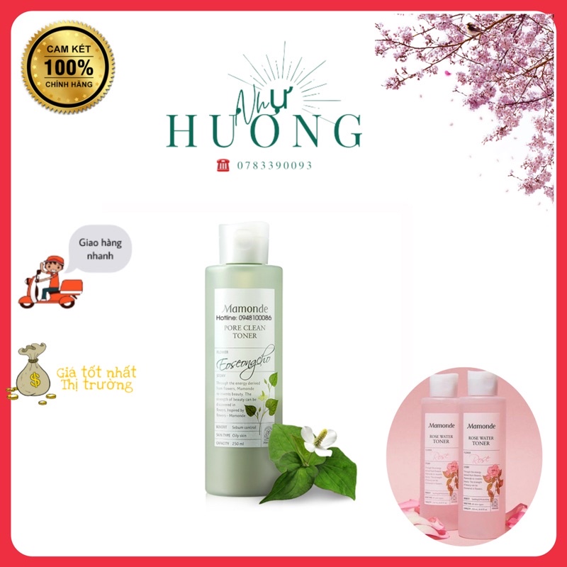 Nước Hoa Hồng Toner MAMODE 250ml