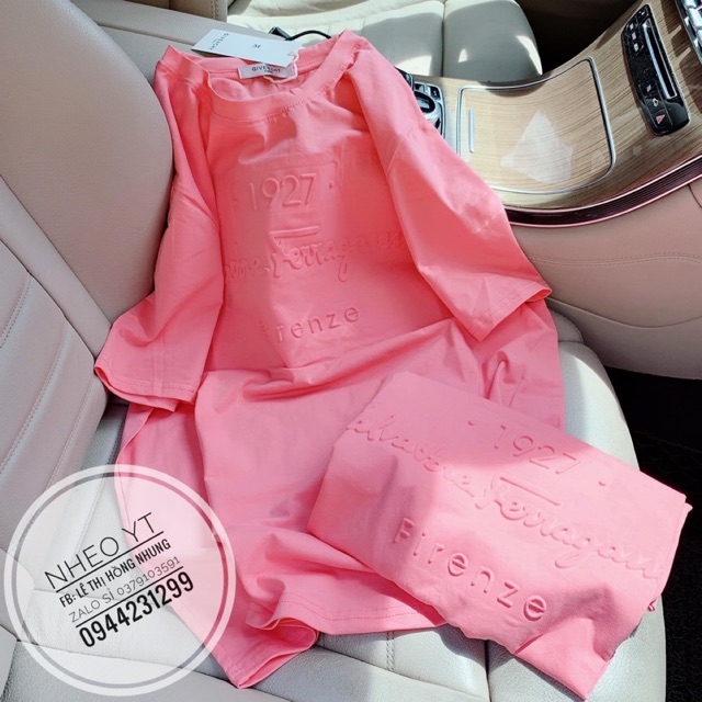 [Mã WAGMV99 giảm 15% đơn 300K] BÁN SỈ ÁO PHÔNG CHỮ SỐ 1927 DẬP NỔI MÀU HỒNG CHO NỮ | BigBuy360 - bigbuy360.vn