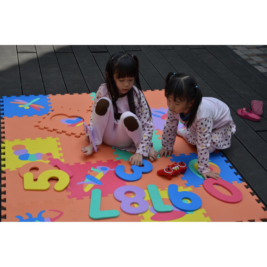 THẢM XỐP CAO CẤP CHO BÉ SMILE PUZZLE - CHỮ SỐ - KHÔNG MÙI - TIÊU CHUẨN CHÂU ÂU