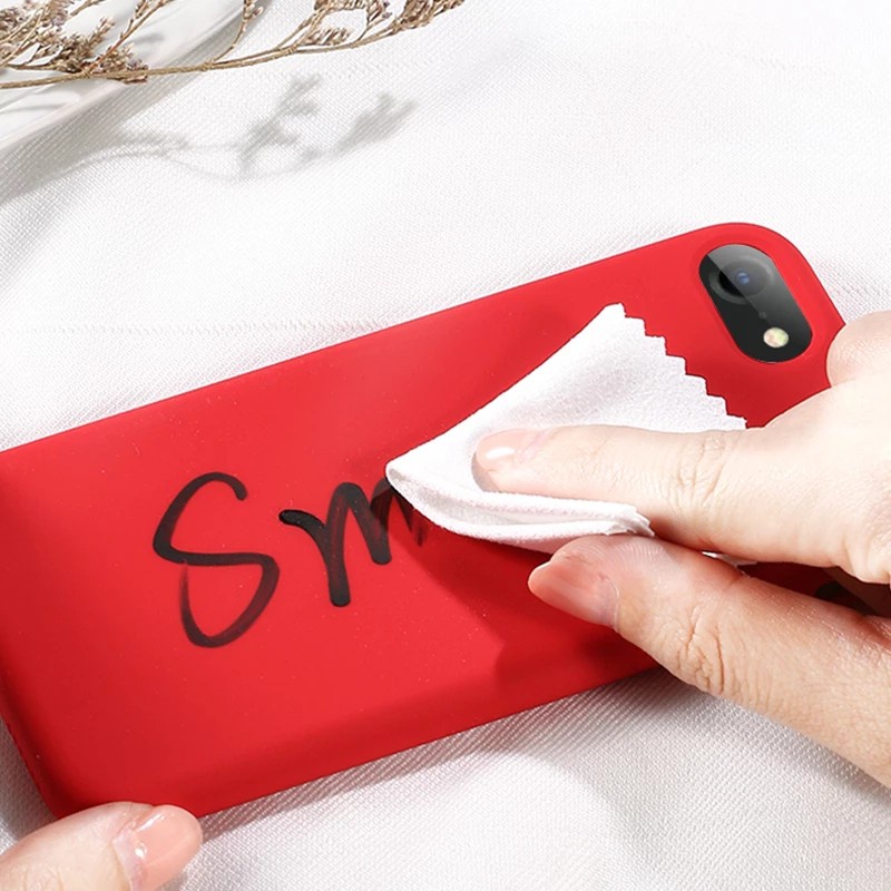 Ốp điện thoại silicon mềm màu trơn dành cho iPhone X Xr Xs Max 8 7 6 6s Plus SE