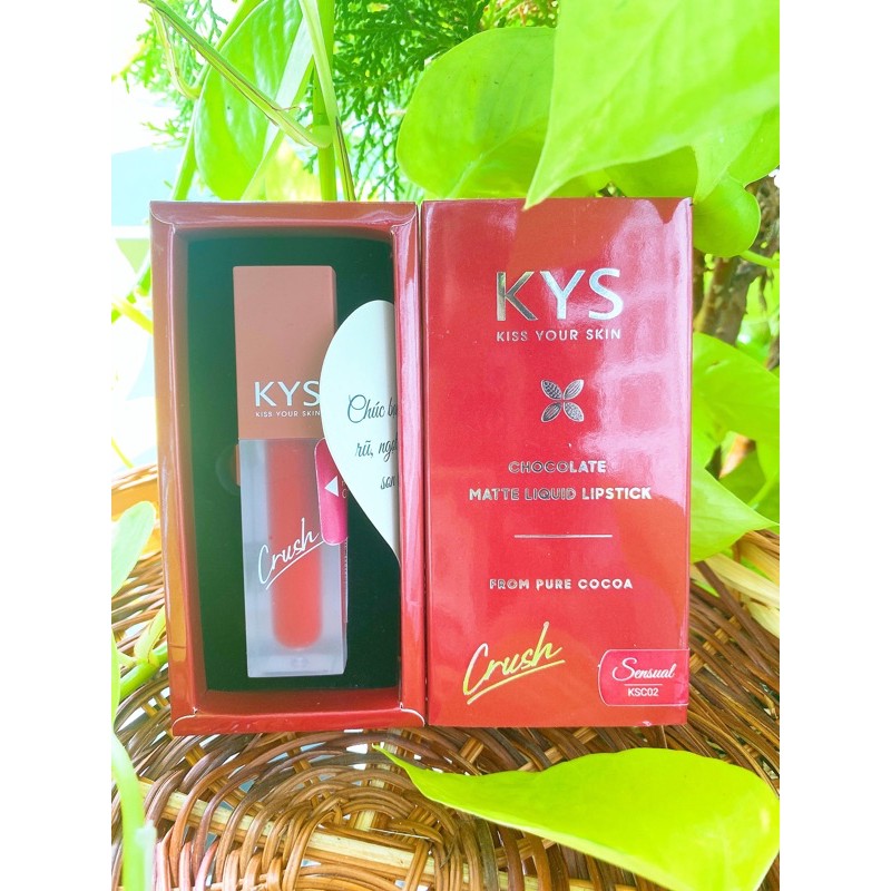 SON KEM KYS KSC 02 MÀU ĐỎ LẠNH: phong cách tươi tắn trẻ trung, da trắng thì dùng càng đẹp | BigBuy360 - bigbuy360.vn