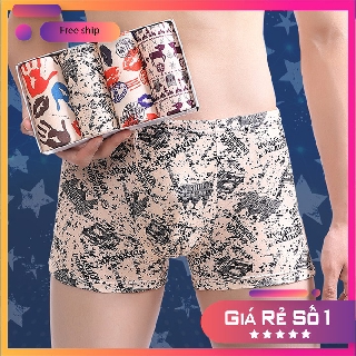 ❣️❣️ combo 4 chiếc ❣️❣️ quần boxer nam thun sữa thời trang cá tính gợi cảm -qb03