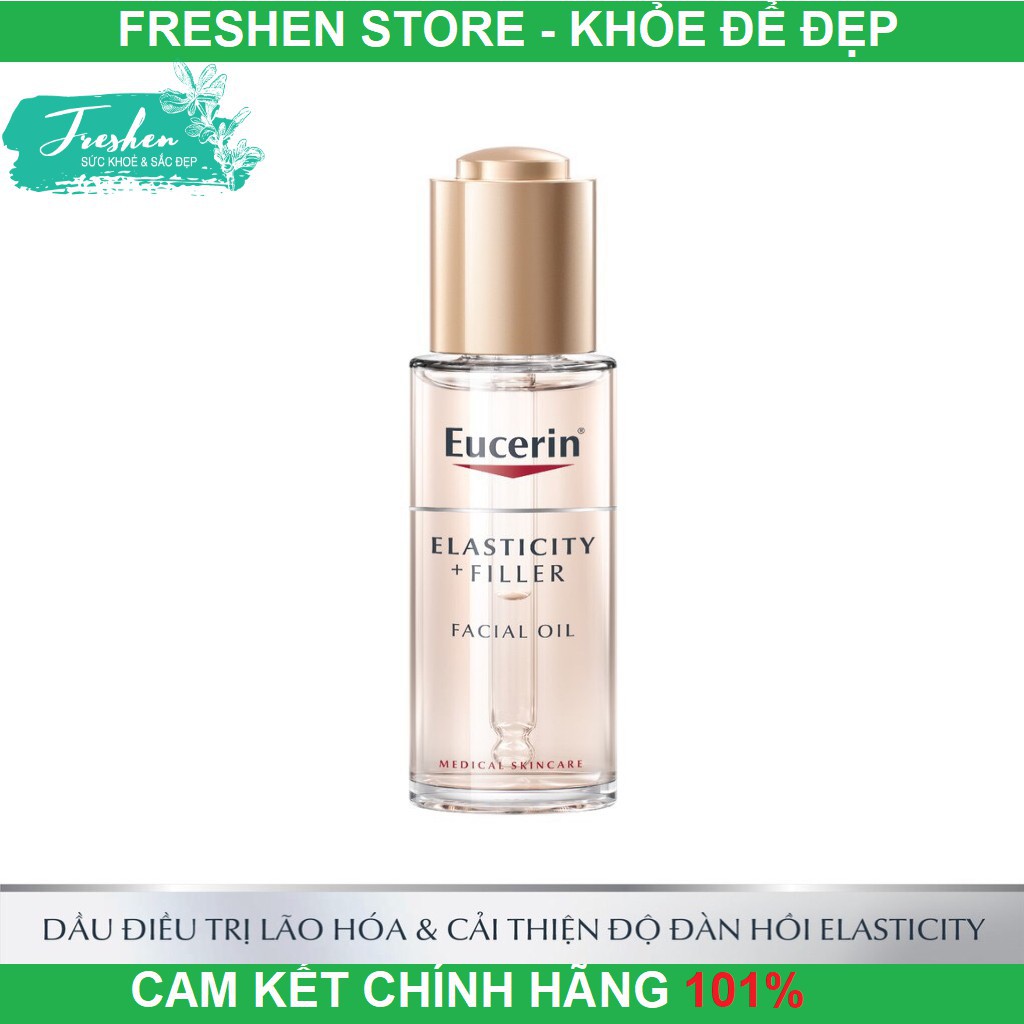 ✅ (CHÍNH HÃNG) Dầu dưỡng da ngừa lão hóa Eucerin Hyaluaron- Filler Elasticity 30ml - &quot;Eucerin Elasticity + Filler Facial