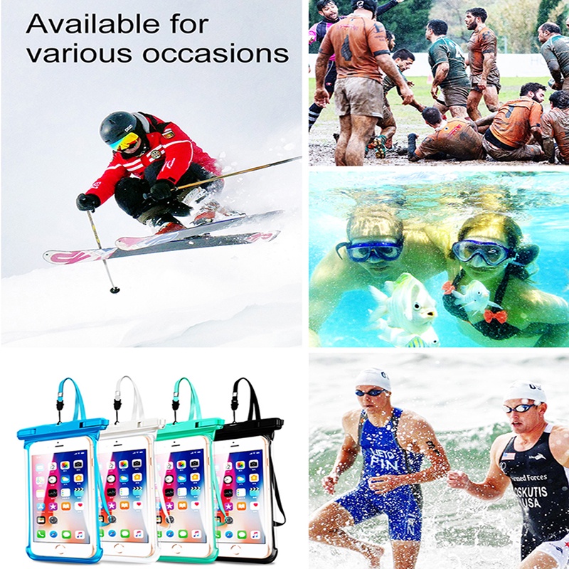 Túi Đựng Điện Thoại Hdoorlink Mềm Trong Suốt Chống Thấm Nước Dành Cho Max 6.7 Inch