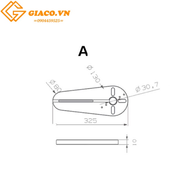 Wnew Cữ cắt tròn cho máy phay - Type A-B-C