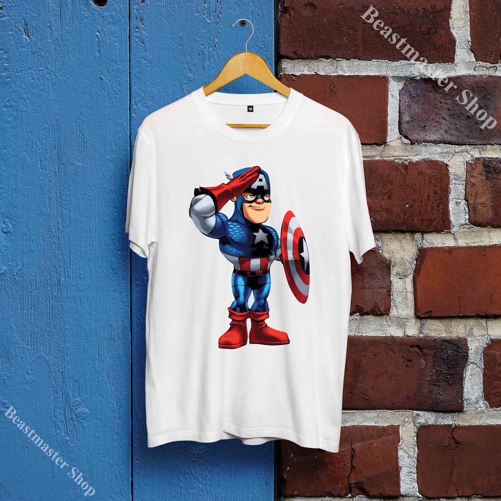 💕Áo Thun Captain America - Captain America T-Shirt - Marvel T-Shirt phong cách - CNA-001