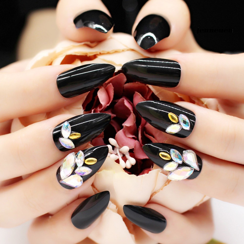 [Hàng mới về] Hộp kim cương giả trang trí móng tay nghệ thuật sang trọng