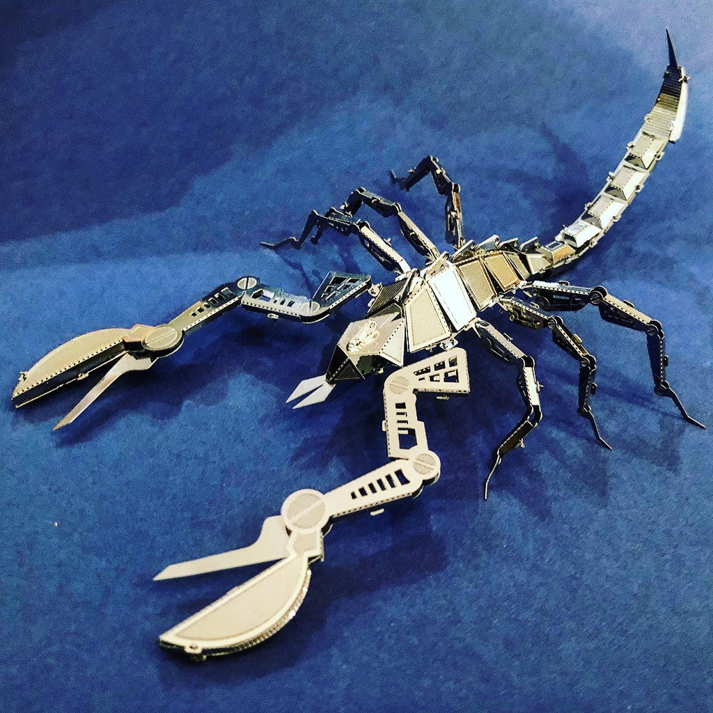 Mô Hình Lắp Ghép 3D Kim Loại Tự Ráp Bọ Cạp Scorpion - Chưa Lắp