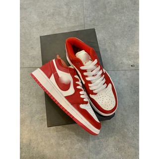 ( full hộp) Giầy jd low đỏ trắng uzulang