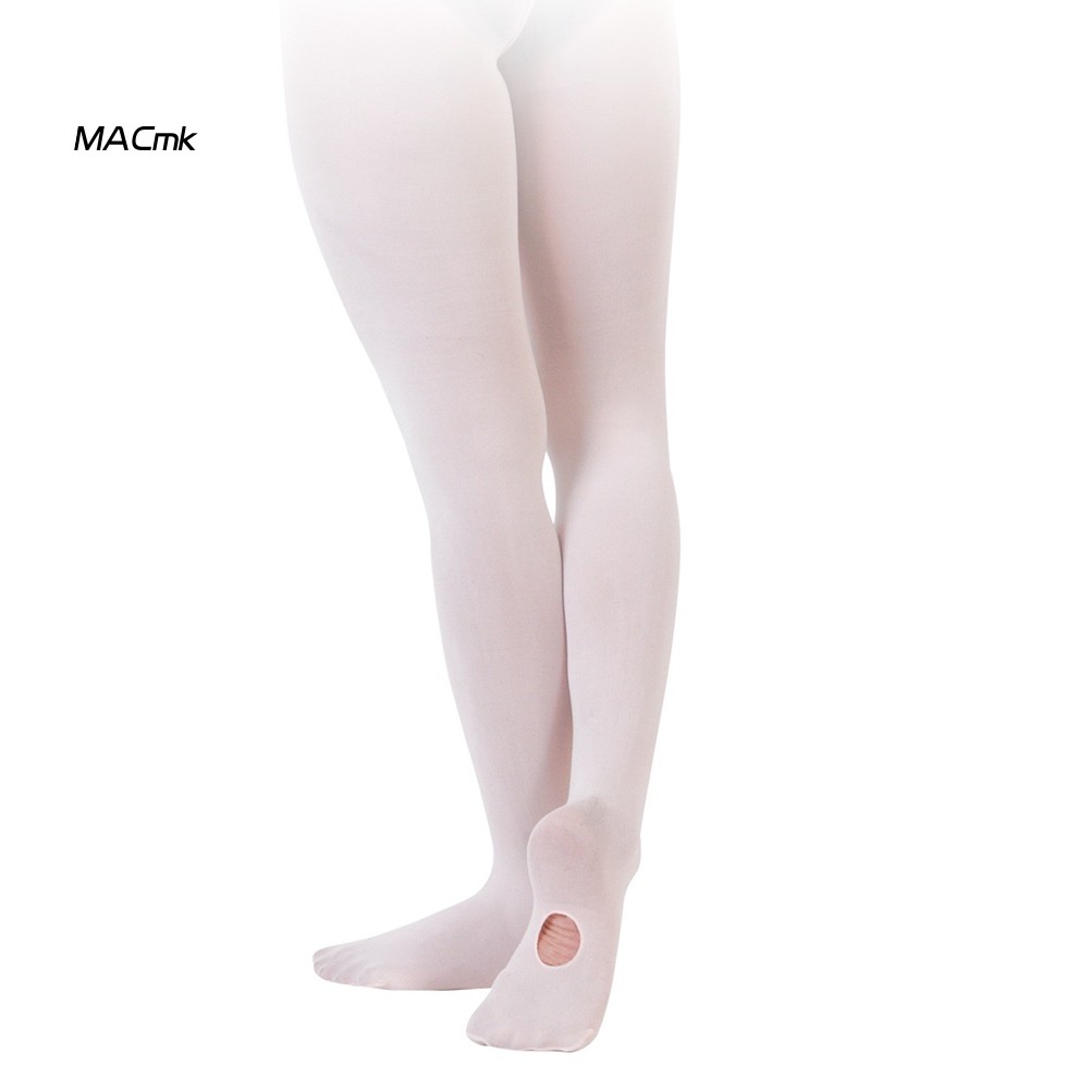 Đôi quần tất múa ba lê co giãn màu trơn thời trang