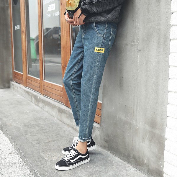 #HOTREND Quần jean nam #K02, màu sắc: Xanh với đen , size: 27-34