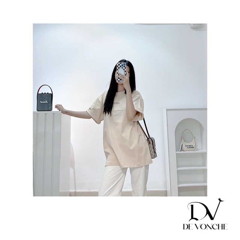 ÁO THUN A.D.L.V GLOSSY BEIGE