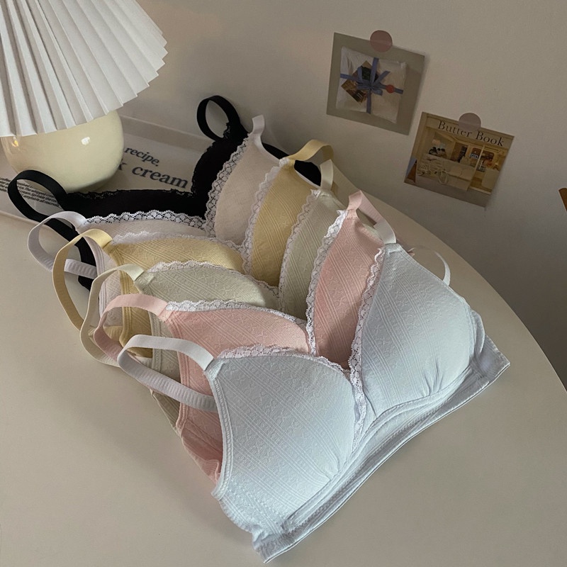 Áo lót vải cotton Mềm Mại Không Dây Có Đệm Nâng Ngực 7 Màu Sắc Tùy Chọn Có Thể Điều Chỉnh Cho Nữ