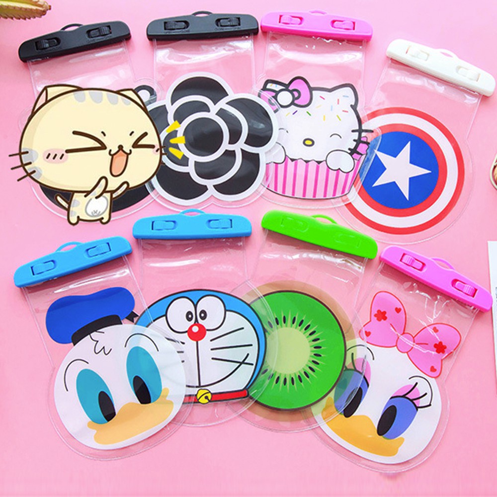 Túi chống nước in hình cute cho điện thoại