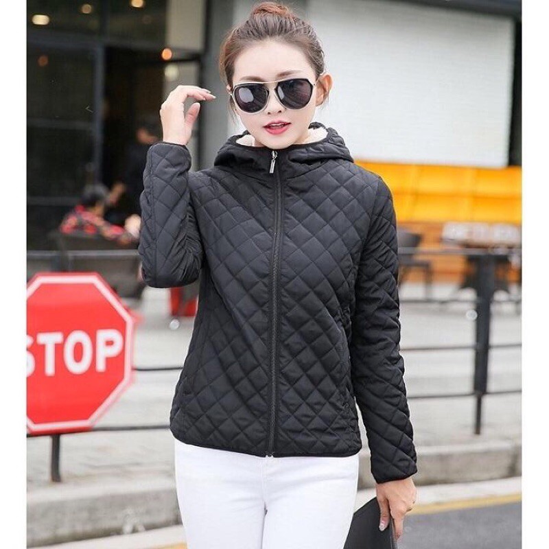 ÁO KHOÁC NỮ TRẦN BÔNG TRÁM LÓT LÔNG ( HÀNG QUẢNG CHÂU LOẠI 1 XỊN ĐẸP ) | BigBuy360 - bigbuy360.vn