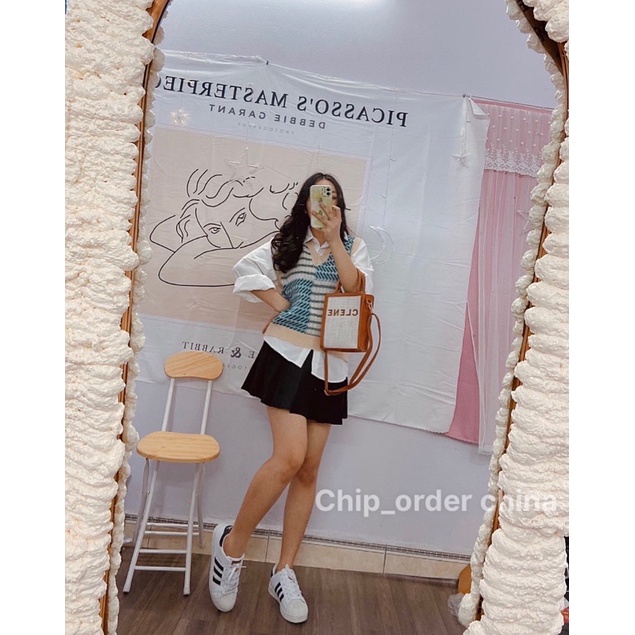 Áo gile len thổ cẩm mẫu mới siêu xinh hàng quảng châu loại 1 thích hợp cho mùa thu | BigBuy360 - bigbuy360.vn