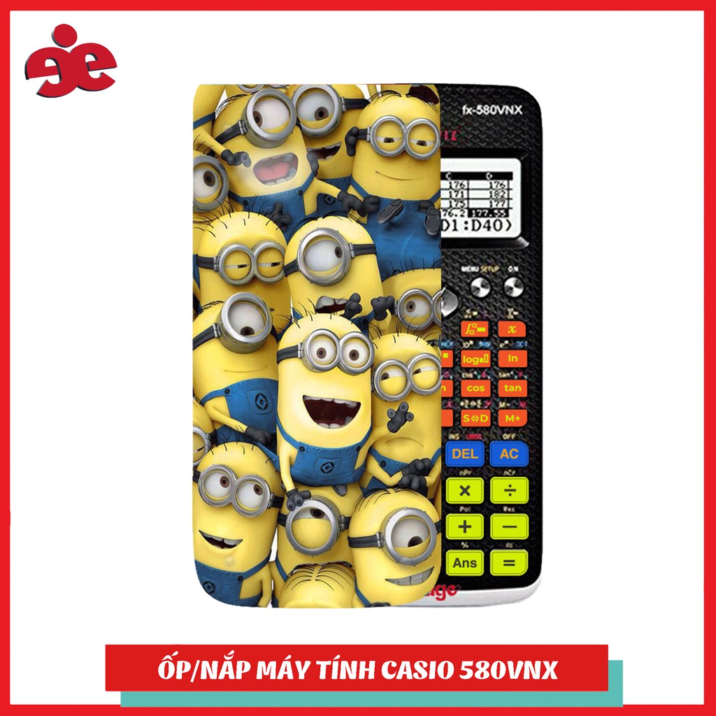 Nắp/ Ốp máy tính Casio  - MINION 019