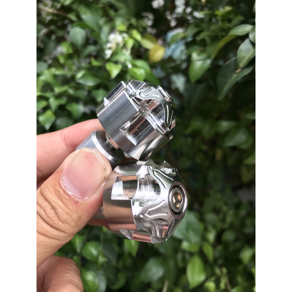 GÙ INOX 304, GÙ INOX CNC GẮN TẤT CẢ XE MÁY WAVE EXCITER FUTURE LED SONIC RAIDER WINNER MẪU TRÒN