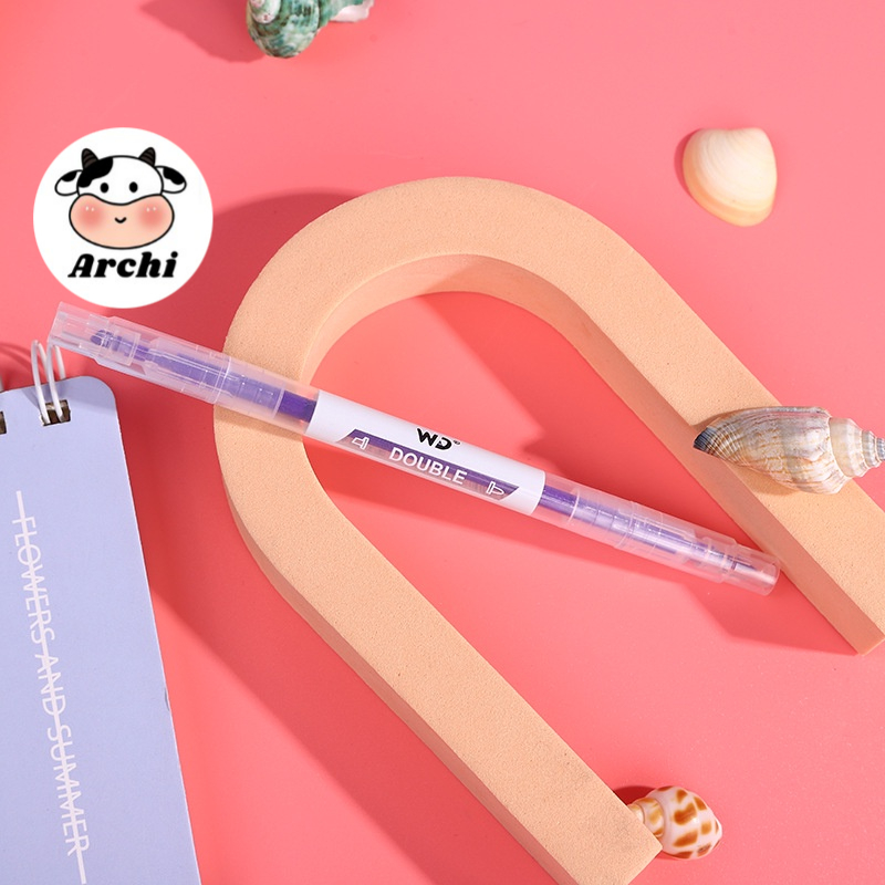Bút màu hai đầu hai đầu sáng tạo Double CM