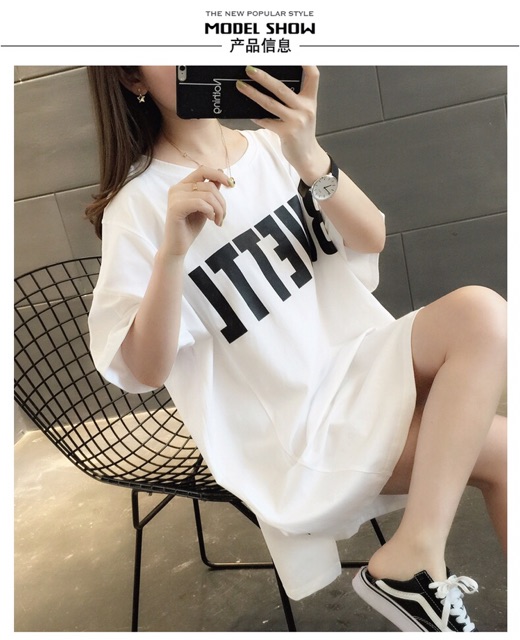 Áo thun tay lỡ form rộng