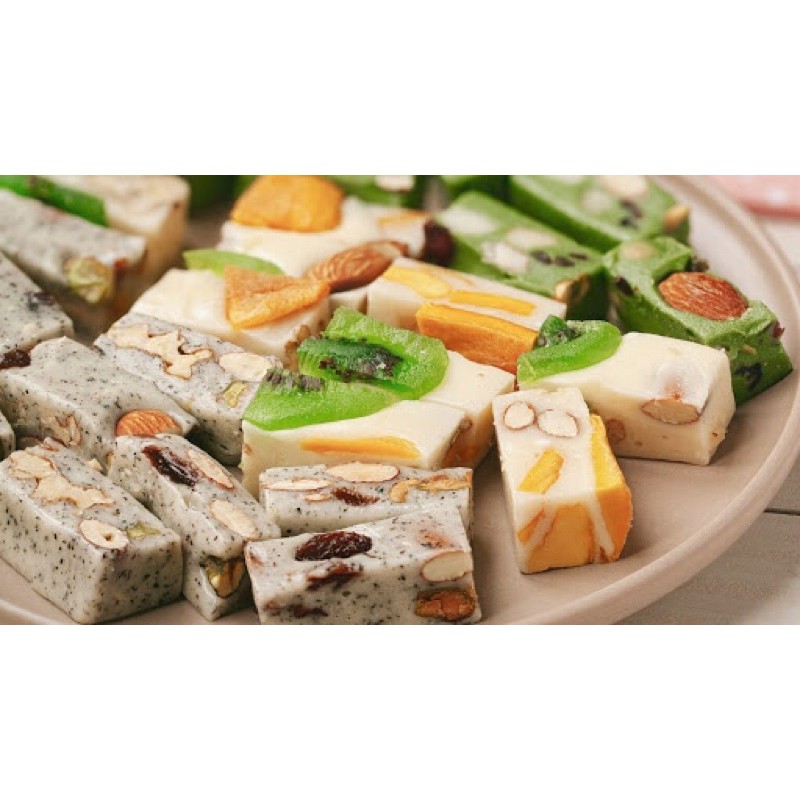 Combo nguyên liệu làm kẹo Nougat tự chọn, nougat tự chọn nguyên liệu | BigBuy360 - bigbuy360.vn