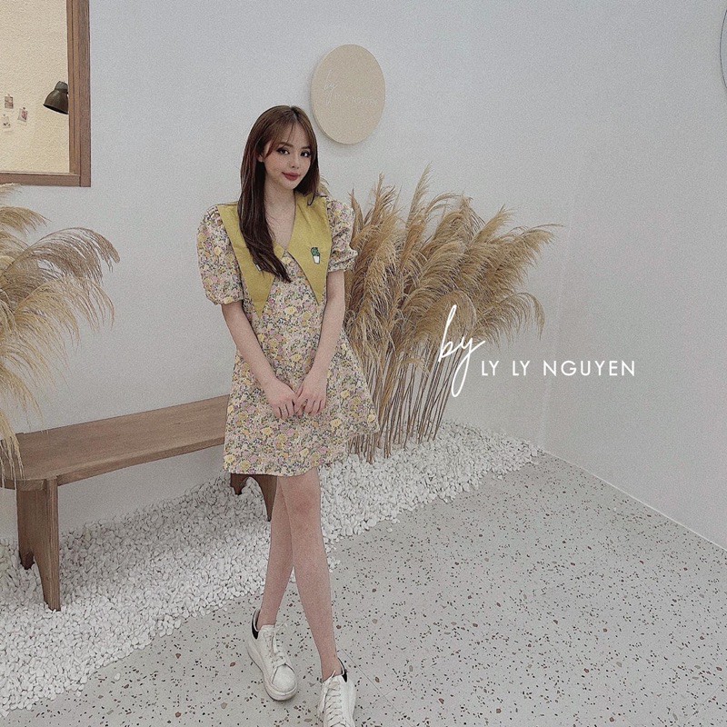 [Siêu Hot] Váy Hoa Dáng Suông Tay Phồng , Đầm Dáng Suông Tay Cộc Siêu Xinh Có Ảnh Thật Kèm Video | BigBuy360 - bigbuy360.vn