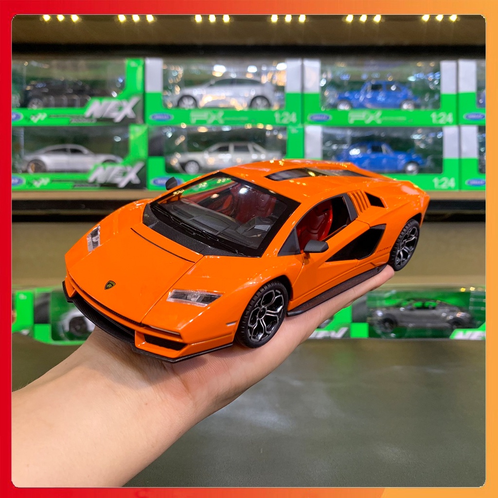 Mô hình xe Lamborghini Countach LPI 800-4 tỉ lệ 1:24 Jinlifang
