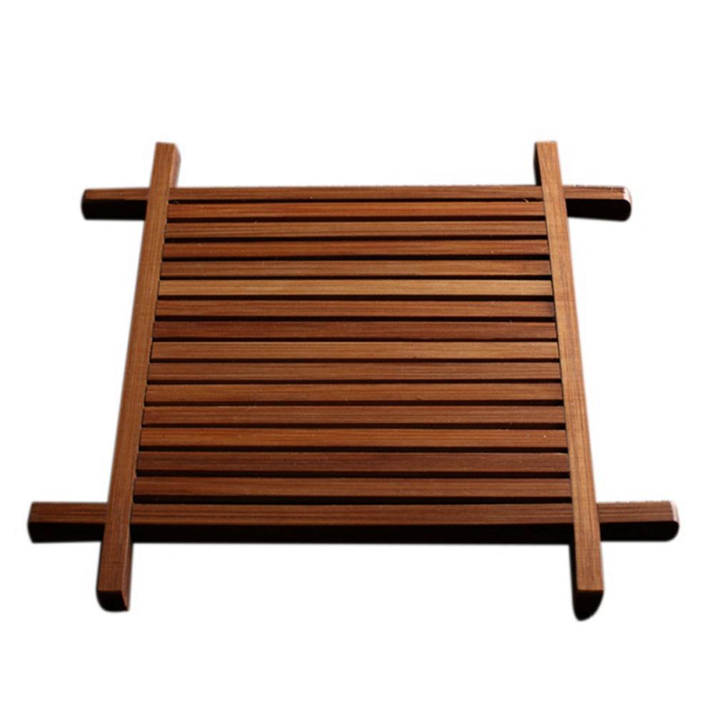 Đế Lót Ly Bằng Tre Đan Cách Nhiệt Tiện Dụng