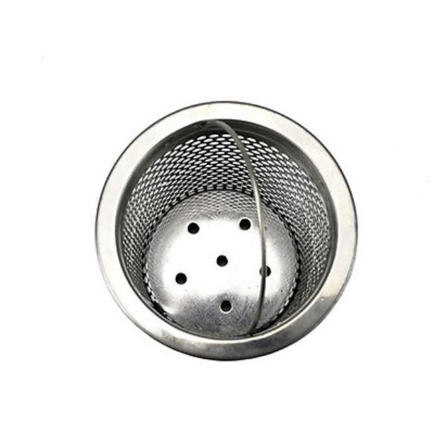 Giỏ lọc rác inox bồn rửa bát có quai