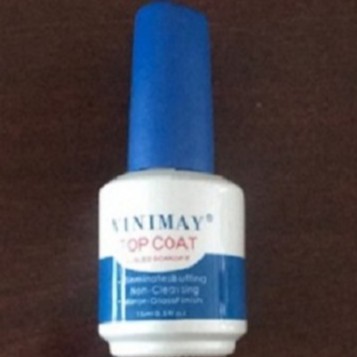 Chai sơn gel Phủ bóng, Top Coat Vinimay loại 15ml