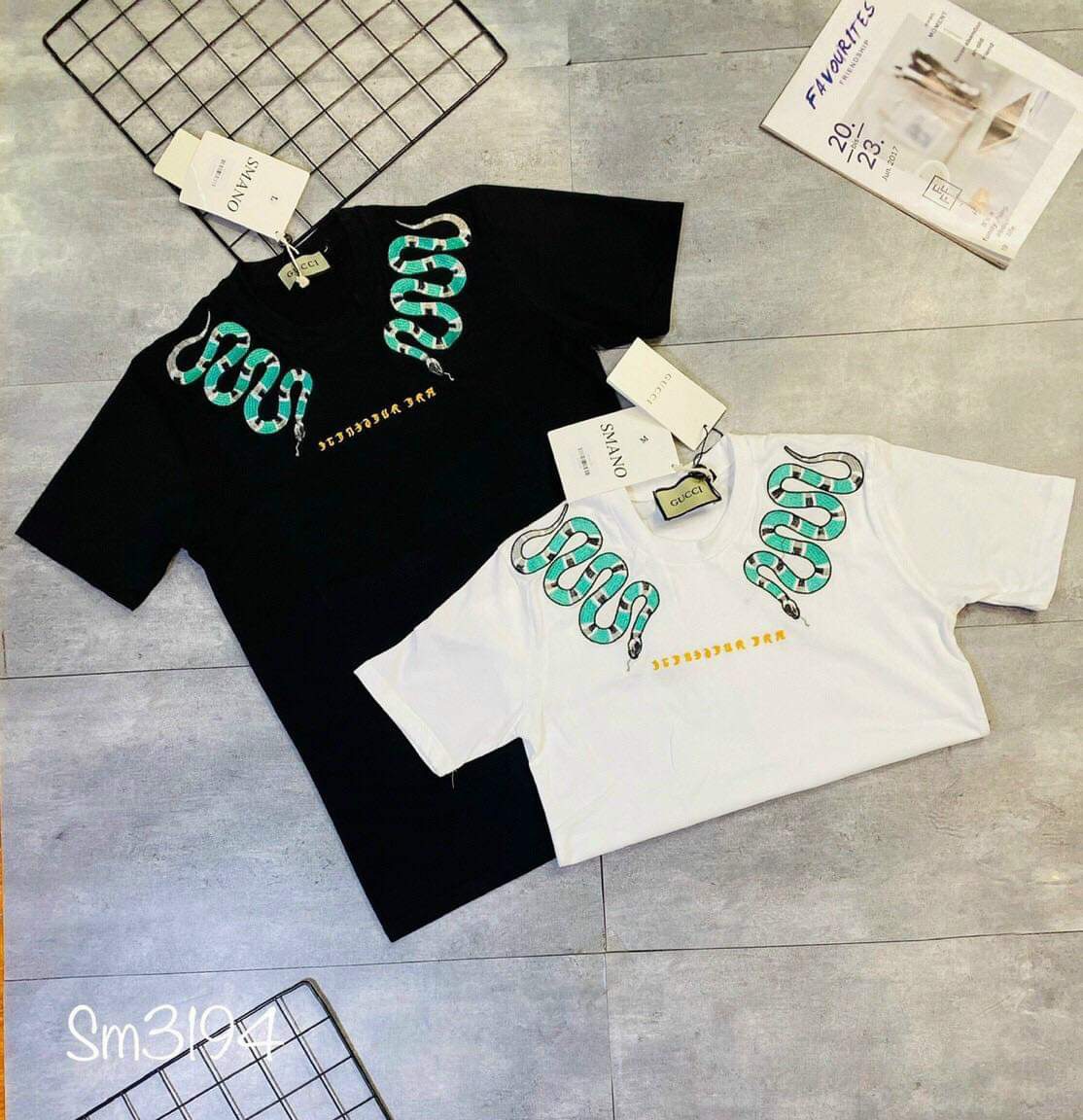 Áo thun nam hè cổ tròn cao cấp - Họa tiết hình rắn siêu đẹp - Chất Liệu Mềm Mịn Thoáng Mát - Full Size - AC066