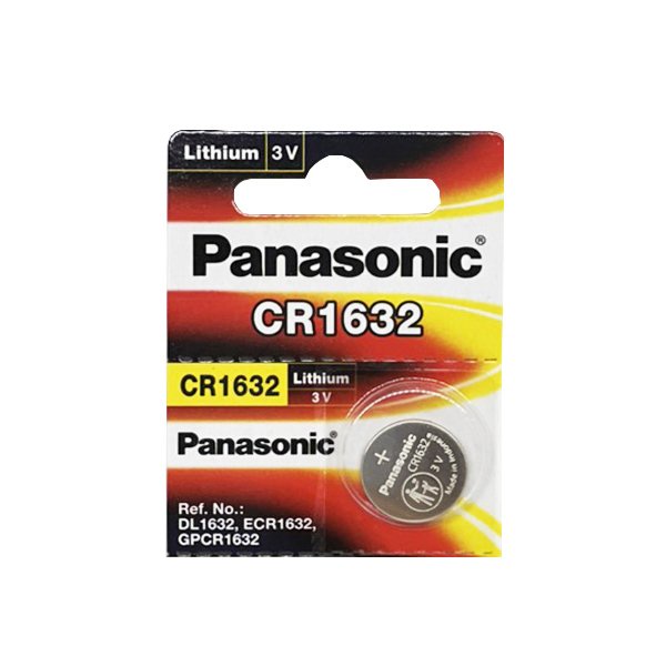 Pin CR1632 Panasonic lithium 3V vỉ 5 viên chính hãng