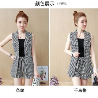 Sét bộ vest 4 món cách điệu msp - s295 hàng nhập cao cấp