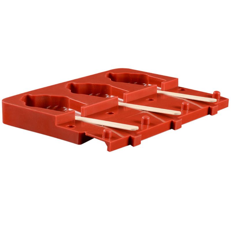 Khuôn Silicone Làm Kem 3 Ngăn Tiện Lợi