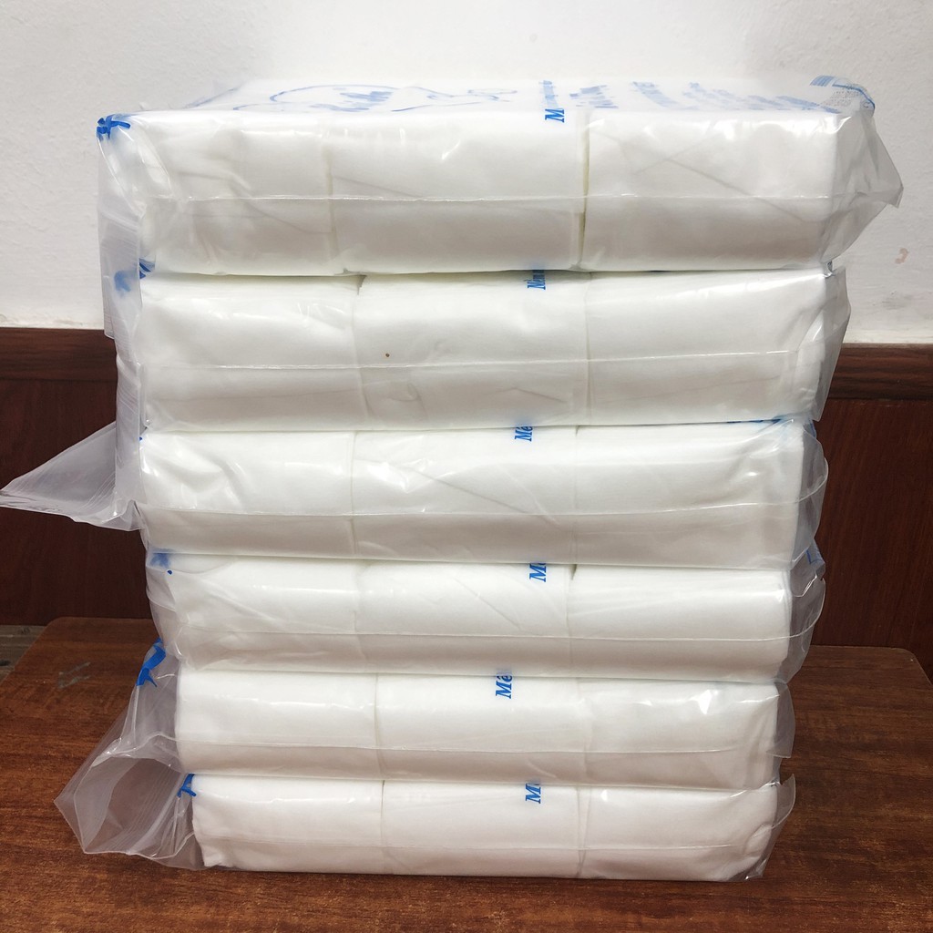 Combo 6 túi khăn vải khô đa năng Hoài An ( 1 túi 300 tờ)
