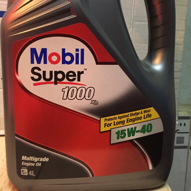 Nhớt Mobil super 1000 x2 15w40