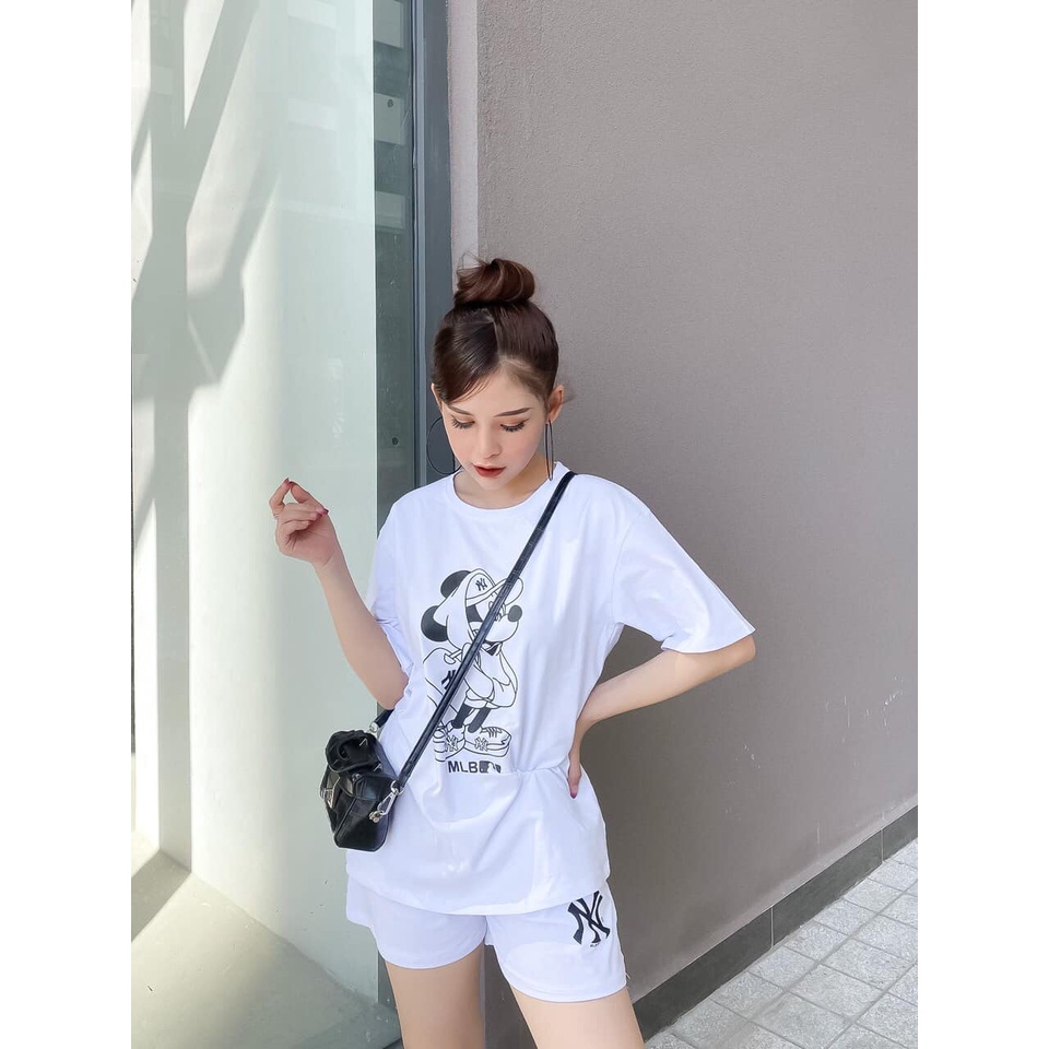 Đồ bộ nữ mặc nhà chất liệu vải thun Cotton 100%, 3 size, 45-80kg vừa, PD186