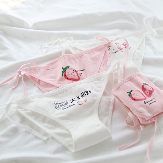 Quần Lót Cotton Buộc Dây Nữ Sinh Nhật Bản  Hàng Loại Đẹp.
